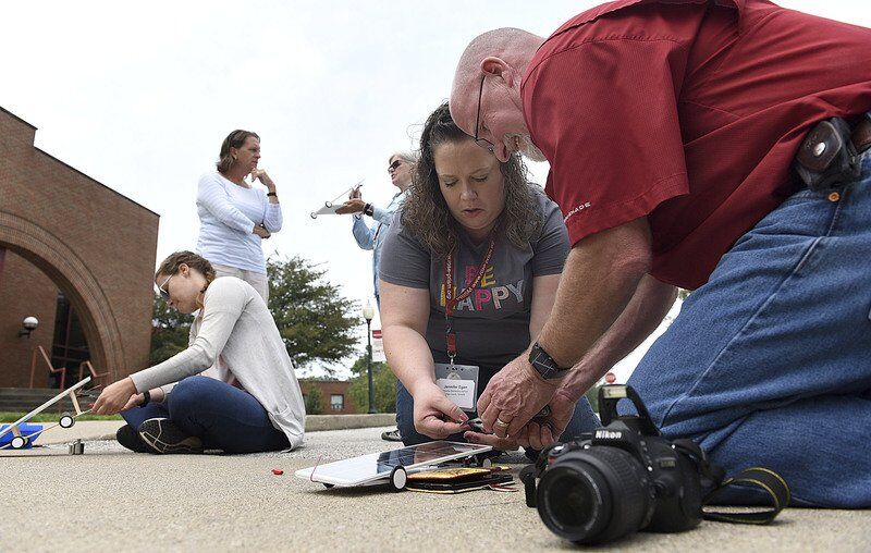 Teachers get charged up at RHIT science & math camp